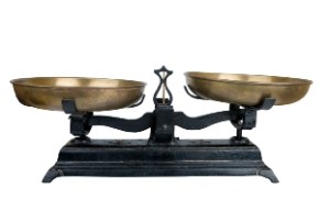 Old fashioned scales